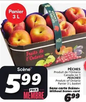 IGA PEACHES offer