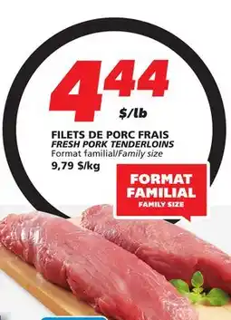 IGA FRESH PORK TENDERLOINS offer