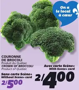 IGA CROWN OF BROCCOLI offer