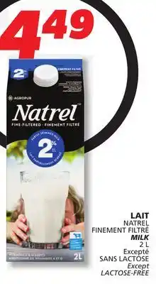 IGA NATREL MILK offer