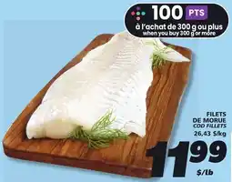 IGA COD FILLETS offer
