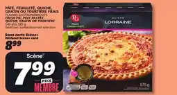 IGA PLAISIRS GASTRONOMIQUES FRESH PIE, PUFF PASTRY, QUICHE, GRATIN OR TOURTIÈRE offer