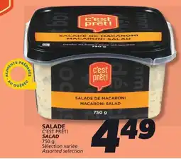 IGA C'EST PRÊT! SALAD offer