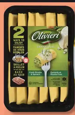 IGA OLIVIERI FRESH STUFFED PASTA offer
