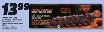 IGA BÂTON ROUGE FRESH PORK BACK RIBS offer