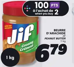 IGA JIF PEANUT BUTTER offer