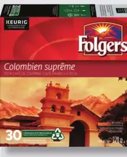 IGA FOLGERS K-CUP COFFEE offer
