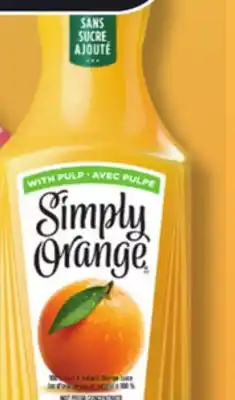 IGA SIMPLY JUICE offer