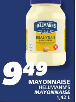 IGA HELLMANN'S MAYONNAISE offer