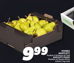 IGA BARTLETT PEARS offer