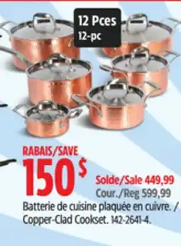 Canadian Tire Lagostina Copper-Clad Cookset offer