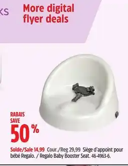 Canadian Tire Regalo Baby Booster Seat offer