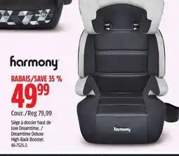 Canadian Tire HARMONY Dreamtime Deluxe High-Back Booster offer