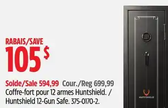 Canadian Tire Huntshield 12-Gun Safe offer