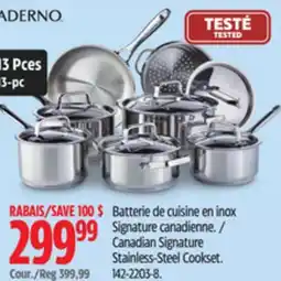Canadian Tire PADERNO Canadian Signature Stainless-Steel Cookset offer