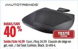 Canadian Tire AutoTrends Gel Seat Cushion, Black offer