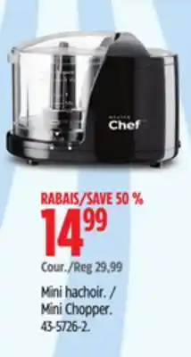 Canadian Tire MASTER Chef Mini Chopper offer