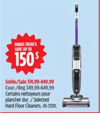 Canadian Tire Tineco Selected Hard Floor Cleaners offer