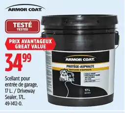 Canadian Tire Armor Coat Driveway Sealer, 17L offer