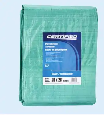 Canadian Tire Certified Light-Duty Waterproof Tarp, 20 x 28´ offer