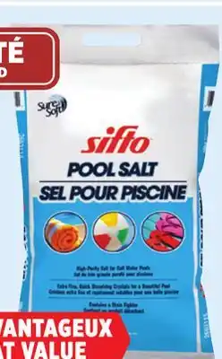 Canadian Tire Sifto Pool Salt 20kg offer