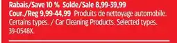 Canadian Tire Turtle Wax Car Cleaning Products offer