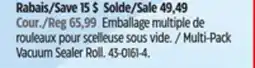 Canadian Tire FoodSaver Multi-Pack Vacuum Sealer Roll offer