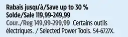 Canadian Tire Bosch Selected Power Tools offer
