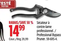 Canadian Tire Fiskars Professional Bypass Pruner offer