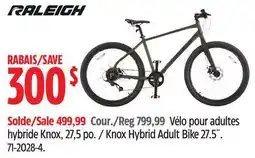 Canadian Tire RALEIGH Knox Hybrid Adult Bike 27.5˝ offer