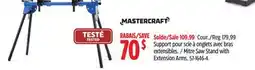 Canadian Tire Mastercraft Mitre Saw Stand with Extension Arms offer