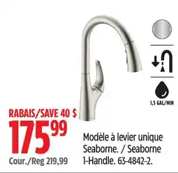 Canadian Tire Delta Seaborne 1-Handle Kitchen Faucets offer