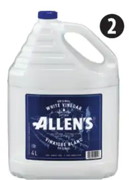 Canadian Tire Allen's White Vinegar, 4L offer