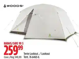 Canadian Tire Woods Lookout Tent offer