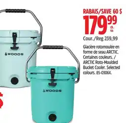 Canadian Tire Woods ARCTIC Roto-Moulded Bucket Cooler offer