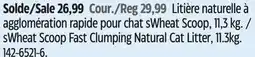 Canadian Tire sWheat Scoop Fast Clumping Natural Cat Litter, 11.3kg offer