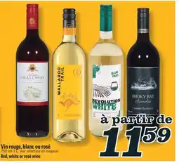 Marché Richelieu VIN ROUGE, BLANC OU ROSÉ | RED, WHITE OR ROSÉ WINE offer