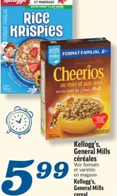 Marché Richelieu KELLOGG'S, GENERAL MILLS CÉRÉALES | KELLOGG'S, GENERAL MILLS CEREAL offer