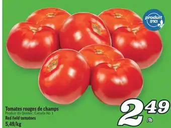 Marché Richelieu TOMATES ROUGES DE CHAMPS | RED FIELD TOMATOES offer