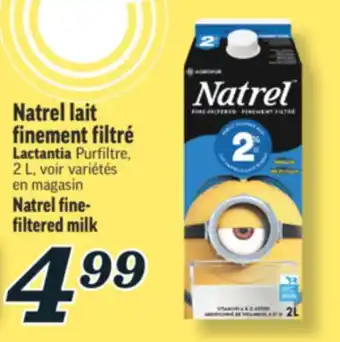 Marché Richelieu NATREL LAIT FINEMENT FILTRÉ | NATREL FINE- FILTERED MILK offer