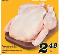 Marché Richelieu POULETS ENTIERS FRAIS | FRESH WHOLE CHICKENS offer