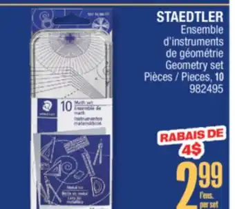 Jean Coutu STAEDTLER Geometry set offer