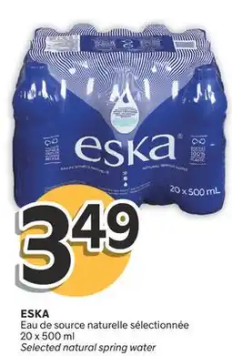 Brunet ESKA Eau de source naturelle sélectionnée offer