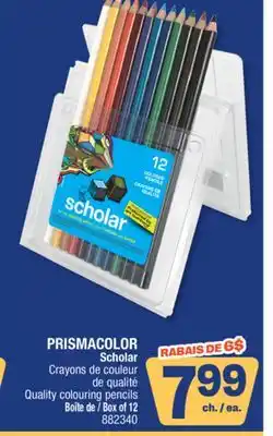 Jean Coutu PRISMACOLOR Scholar Quality colouring pencils offer