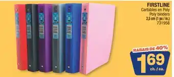 Jean Coutu FIRSTLINE Poly binders offer