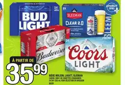 Marche Ami BIÈRE MOLSON, LABATT, SLEEMAN | BEER offer