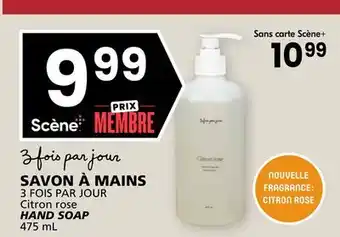 Rachelle-Bery Grocery 3 FOIS PAR JOUR HAND SOAP offer