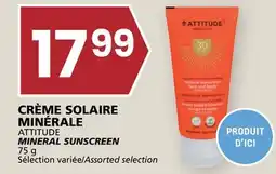 Rachelle-Bery Grocery ATTITUDE MINERAL SUNSCREEN offer