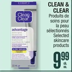 Jean Coutu CLEAN & CLEAR Selected Skincare products offer