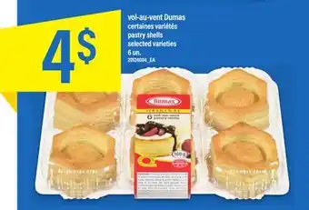 Maxi vol-au-vent Dumas, 6 un offer